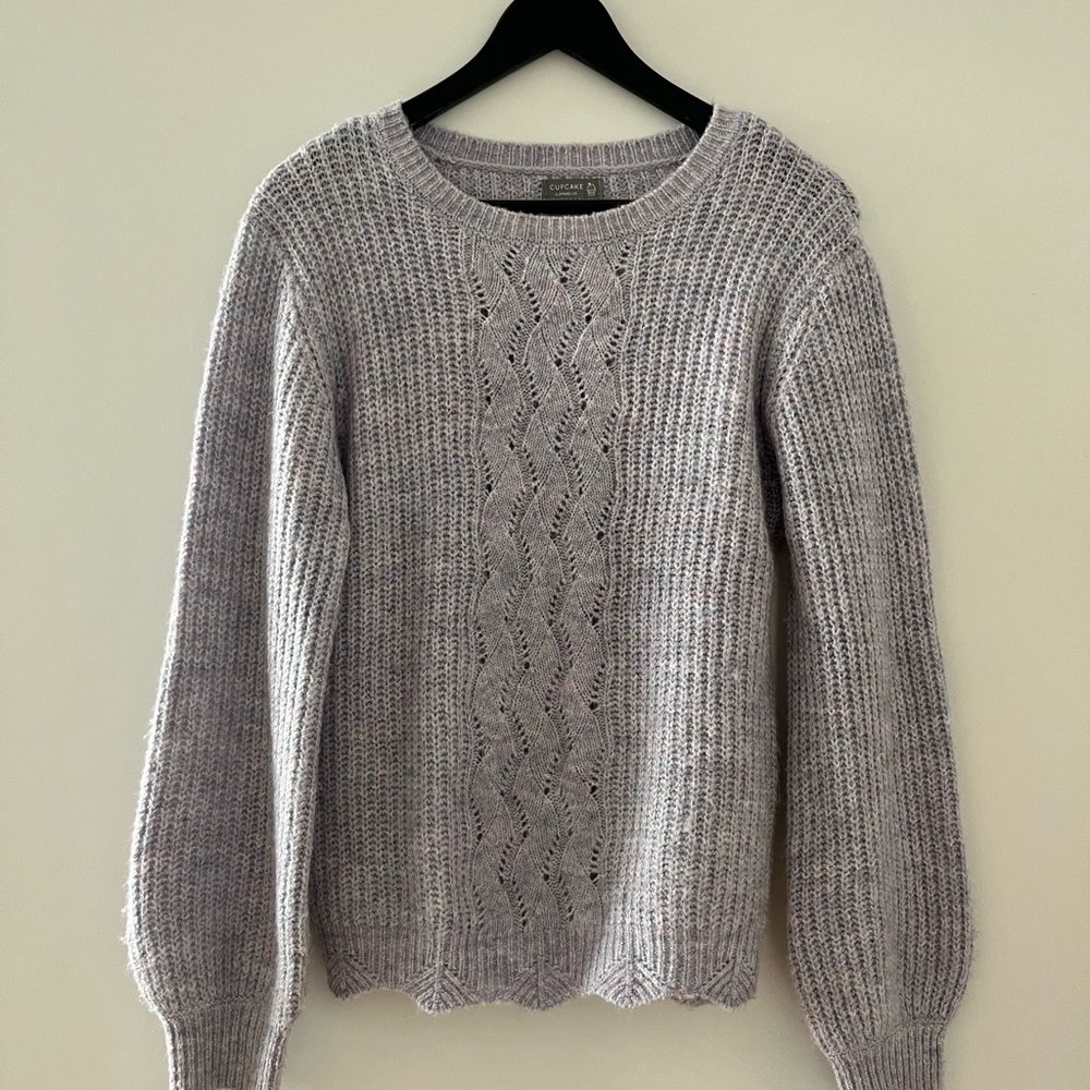 Girls size 14 lavender sweater